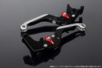 【エスエスケイ スピードラ】アジャストレバー 可倒延長式     Mブラック/Mレッド/MシルバーZX-6R 07-17 ZX-10R 06-15 LVGM027BK-RDSR