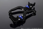 【エスエスケイ スピードラ】アジャストレバー 可倒延長式     Mブラック/Mブルー/MブラックZX-6R 07-17 ZX-10R 06-15 LVGM027BK-BEBK