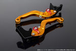 【エスエスケイ スピードラ】アジャストレバー 可倒延長式     Mゴールド/Mレッド/MゴールドZX-6R 07-17 ZX-10R 06-15 LVGM027GD-RDGD