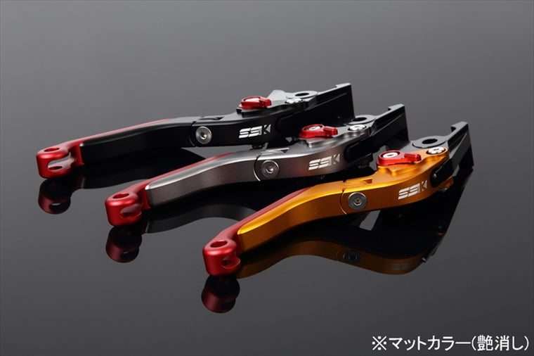 【エスエスケイ スピードラ】アジャストレバー 可倒延長式     Mゴールド/Mレッド/MブルーZX-6R 07-17 ZX-10R 06-15 LVGM027GD-RDBE