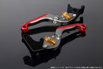 【エスエスケイ スピードラ】アジャストレバー 可倒延長式     Mチタン/Mゴールド/Mレッド ZX-6R 07-17 ZX-10R 06-15 LVGM027TM-GDRD