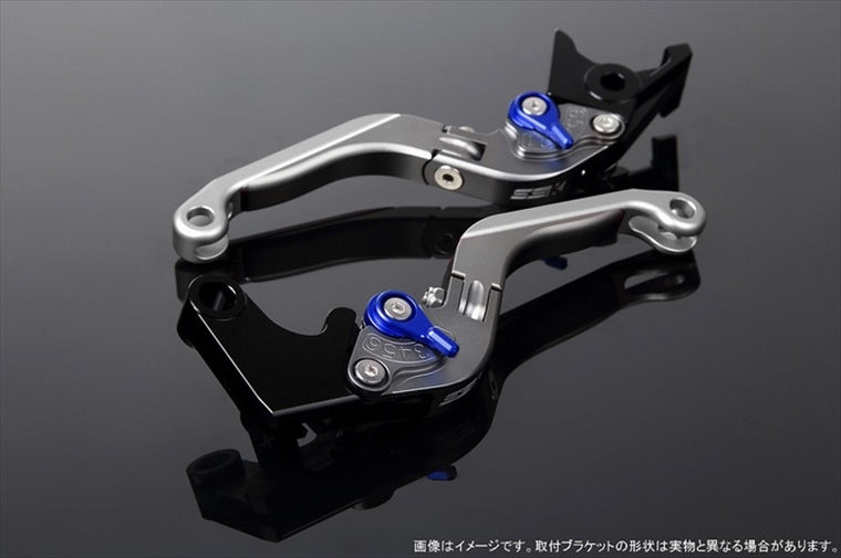 【エスエスケイ スピードラ】アジャストレバー 可倒延長式     Mチタン/Mブルー/Mシルバー ZX-6R 07-17 ZX-10R 06-15 LVGM027TM-BESR