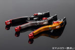 エスエスケイ スピードラ｜アジャストレバー 可倒延長式 Mブラック/Mブラック/MレッドGSX-R1000 07-08｜LVGM049BK-BKRD