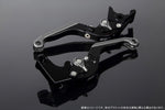 エスエスケイ スピードラ｜アジャストレバー 可倒延長式 Mブラック/Mチタン/MチタンGSX-R1000 07-08｜LVGM049BK-TMTM