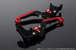 エスエスケイ スピードラ｜アジャストレバー 可倒延長式 Mブラック/Mレッド/MレッドGSX-R1000 07-08｜LVGM049BK-RDRD
