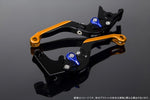 エスエスケイ スピードラ｜アジャストレバー 可倒延長式 Mブラック/Mブルー/MゴールドGSX-R1000 07-08｜LVGM049BK-BEGD