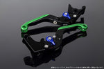 エスエスケイ スピードラ｜アジャストレバー 可倒延長式 Mブラック/Mブルー/MグリーンGSX-R1000 07-08｜LVGM049BK-BEGN