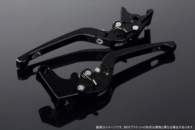 【エスエスケイ スピードラ】アジャストレバー 3D可倒式 Mブラック/Mブラック NMAX LVDG032BK-BK
