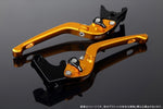 【エスエスケイ スピードラ】アジャストレバー 3D可倒式 Mゴールド/Mブラック NMAX LVDG032GD-BK