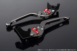 【エスエスケイ スピードラ】アジャストレバー 3D可倒式 Mチタン/Mレッド NMAX LVDG032TM-RD