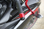 【エスエスケイ スピードラ】アルミハンドルバーエンド レッド タイプA HONDA半月型TYPE2 ABEHP02RD