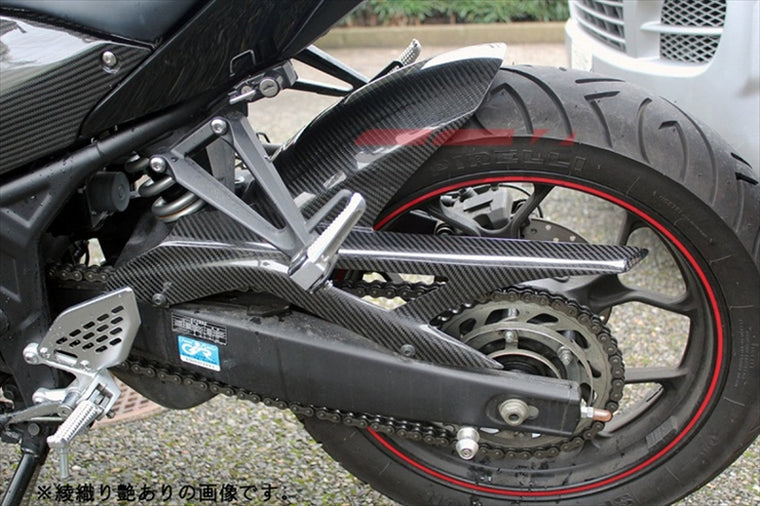 【エスエスケイ スピードラ】フロントフェンダー 純正形状       平織艶あり YZF-R25/YZF-R3 19- CYA1003PG