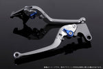 エスエスケイ スピードラ｜アジャストレバー スタンダード可倒式 シルバー/ブルー PCX125 JK05 21-23/PCX160 KF47 21-23｜LVAG078SR-BE