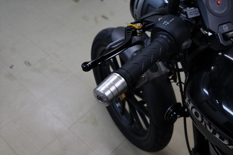 スピードラ｜ステンレス削り出しハンドルバーエンド GB350 23-｜ABEHSUS05