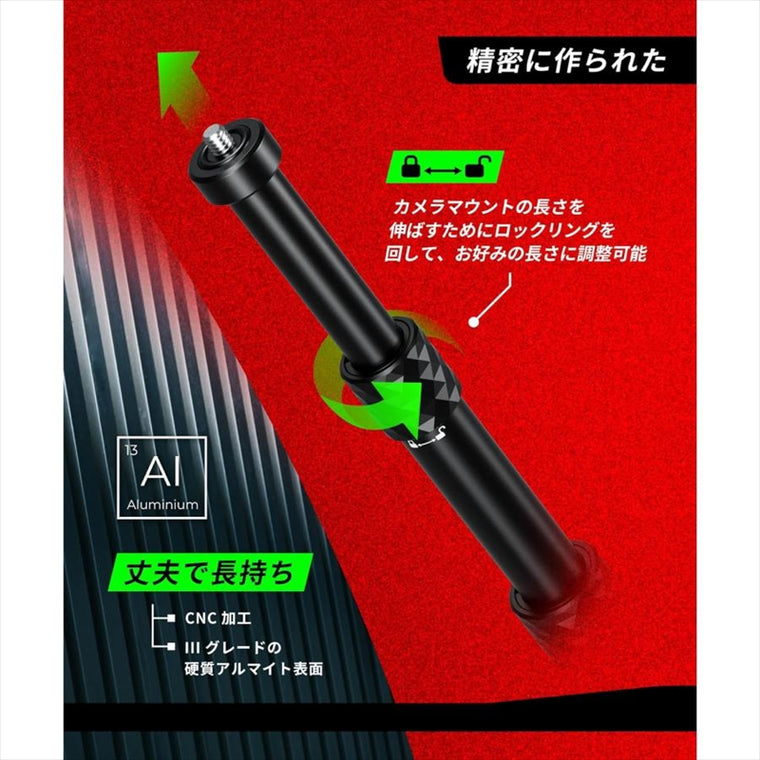 kaedear(カエディア)｜GOPRO＆INSTA360アクションカメラマウントキット｜KDR-QG-2