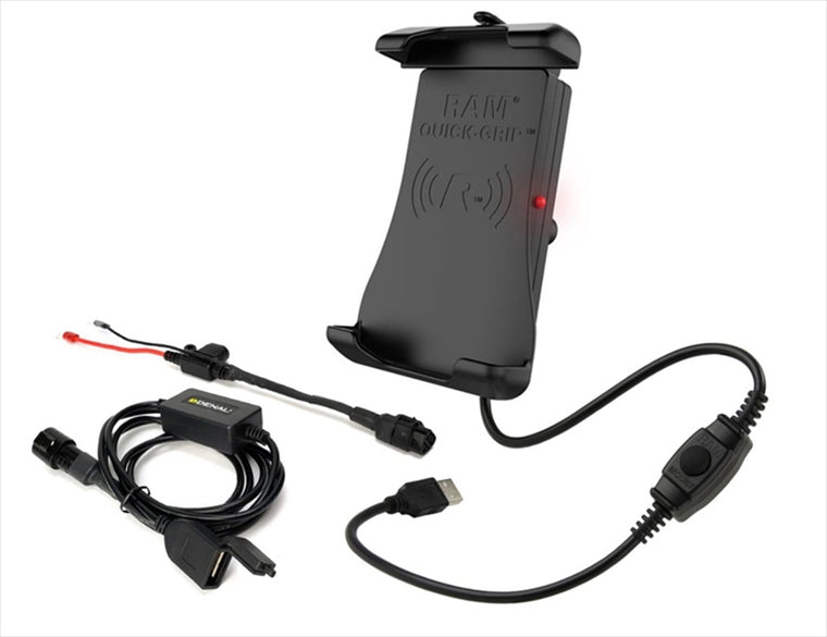 【デナリ】Charging Phone Mount      with CANsmart Connection RAM Quick-Grip Wireless DENDNL.WHS.20000