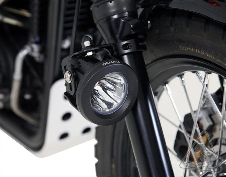 【デナリ】Mounting Auxiliary Lights To Inverted Fork Tubes 50mm-60mm LAH.00.10500.B