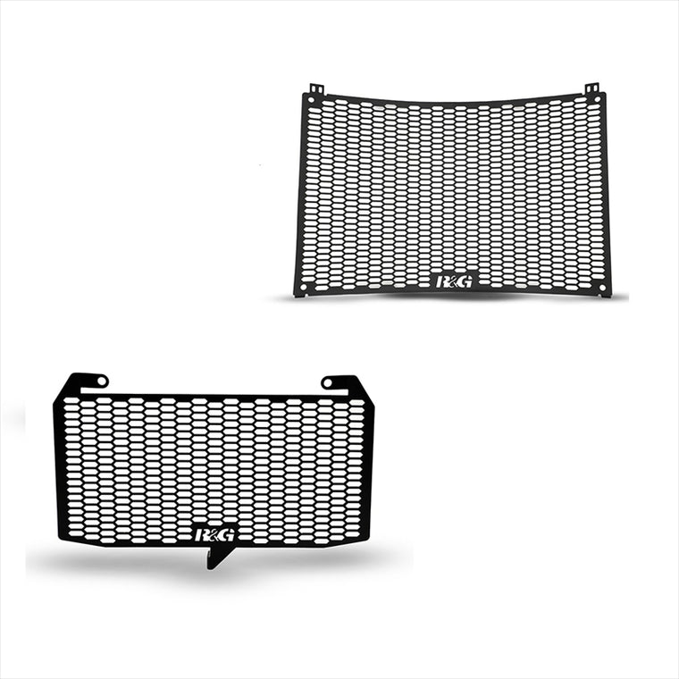 R&G(アールアンドジー)｜PRO Radiator＆PRO Oil Cooler Guard Set:BLACK｜RG-RAD9025PROBK