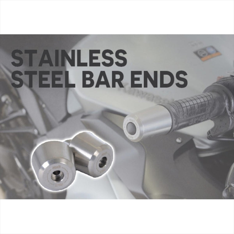 アールアンドジー｜Stainless Bar Ends:｜RG-BE0206SS
