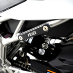 アールアンドジー｜Rear Footrest Plate:BLACK LHS Single｜RG-BLP0144BK