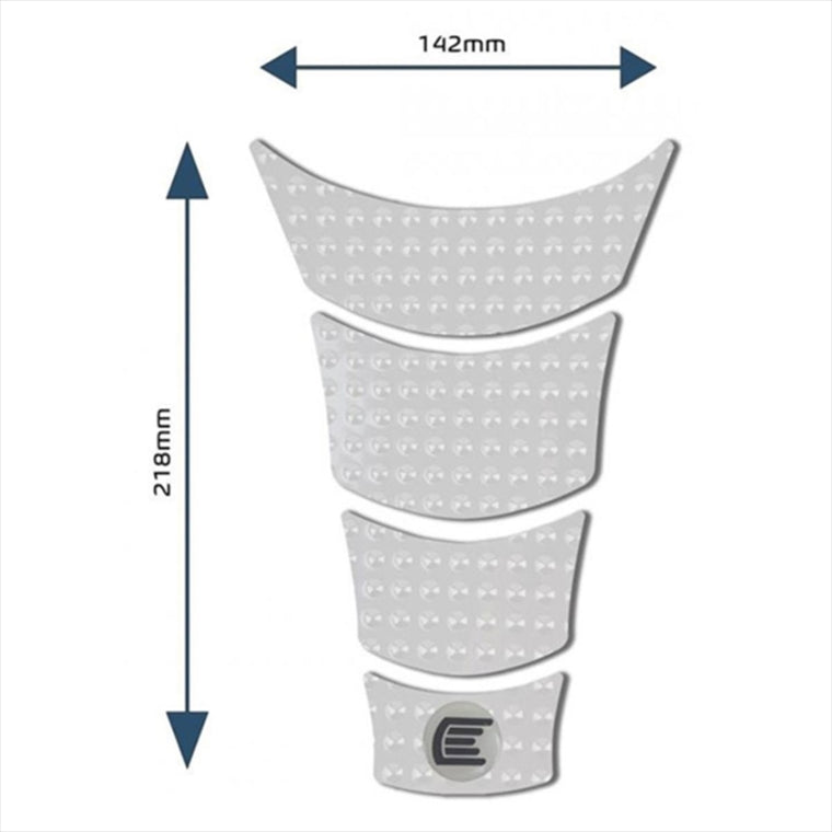 アールアンドジー｜Eazi-Grip Tank Grips:EVO:CLEAR｜RG-EVOCENTREPADACL