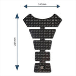 アールアンドジー｜Eazi-Grip Tank Grips:EVO:BLACK COLOR｜RG-EVOCENTREPADFBL