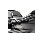 アールアンドジー｜Rear Footrest Plates:BLACK｜RG-BLP0135BK