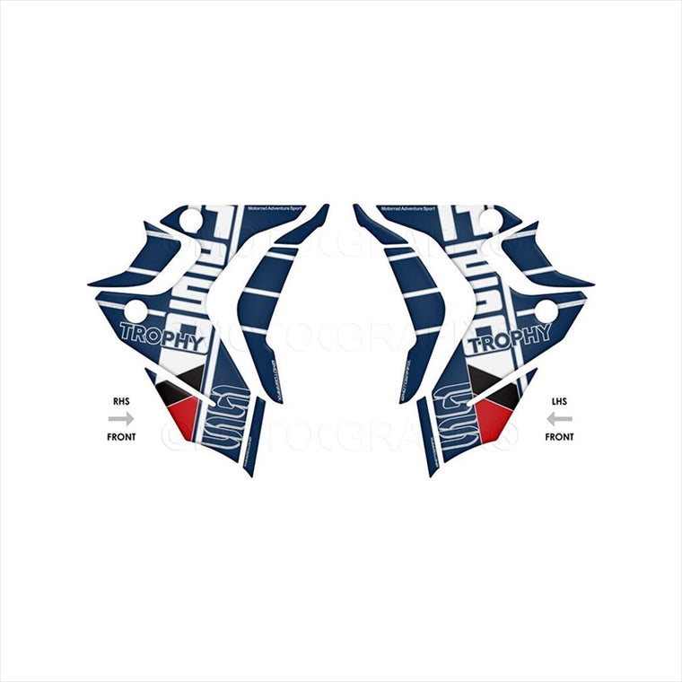 モトグラフィックス｜Number Board Decal Protector｜MT-BRG001BTR