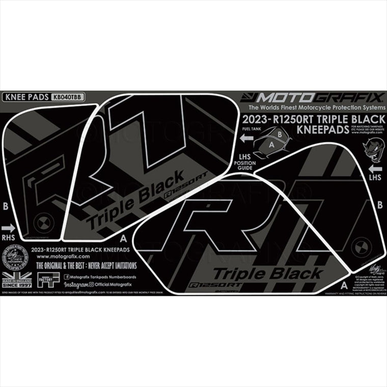 モトグラフィックス｜KNEE BODY PAD｜MT-KB040TBB