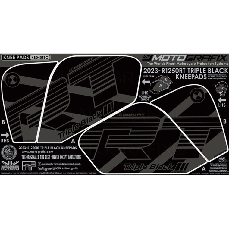 モトグラフィックス｜KNEE BODY PAD｜MT-KB040TBC