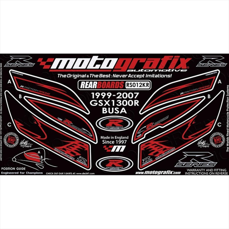 モトグラフィックス｜REAR BODY PAD｜MT-RS012KR