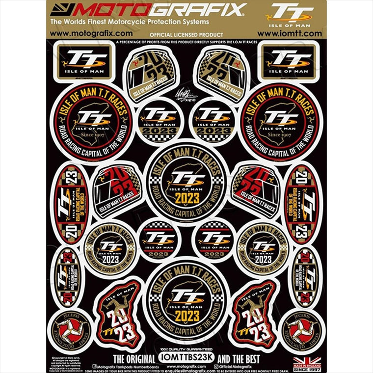 モトグラフィックス｜Black 3D Gel Badge Kit｜MT-IOMTTBS23K
