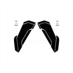 モトグラフィックス｜Number Board Decal Protector｜MT-BRG004PK