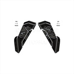 モトグラフィックス｜Number Board Decal Protector｜MT-BRG004TB