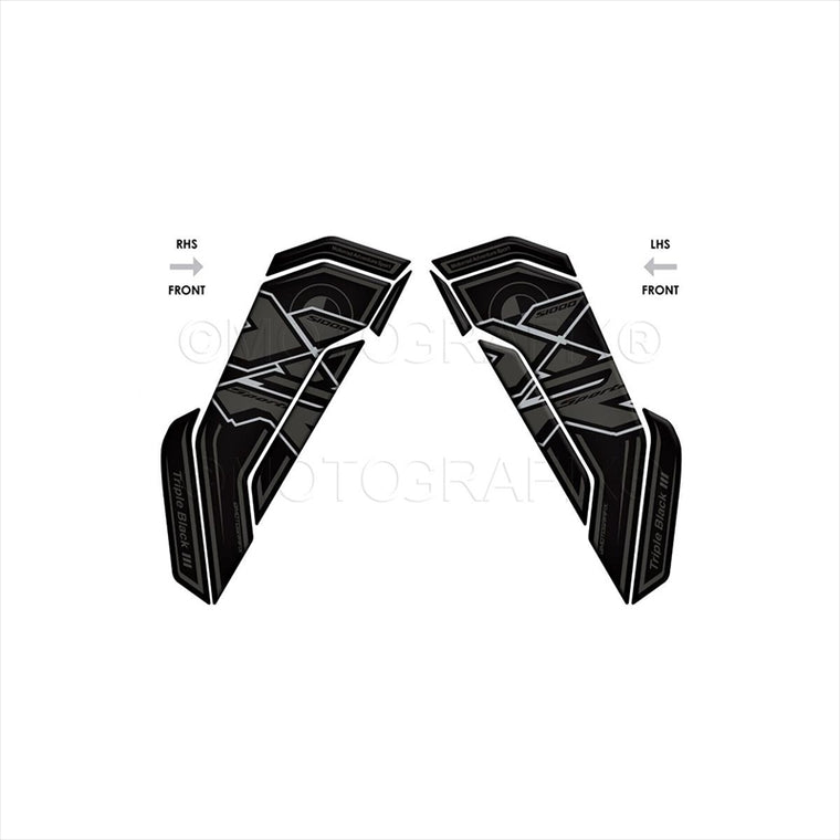 モトグラフィックス｜Number Board Decal Protector｜MT-BRG004TB