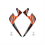 モトグラフィックス｜Number Board Decal Protector｜MT-NKTM04O
