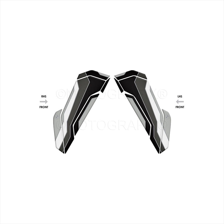 モトグラフィックス｜Number Board Decal Protector｜MT-BRG004GS