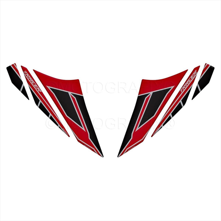 モトグラフィックス｜Number Board Decal Protector｜MT-NY023RK