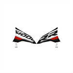 モトグラフィックス｜Number Board Decal Protector｜MT-NB025KWR