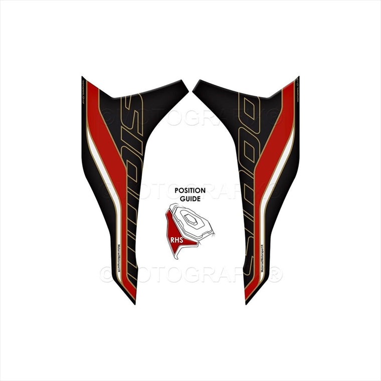 モトグラフィックス｜REAR BODY PAD｜MT-RB024KRA
