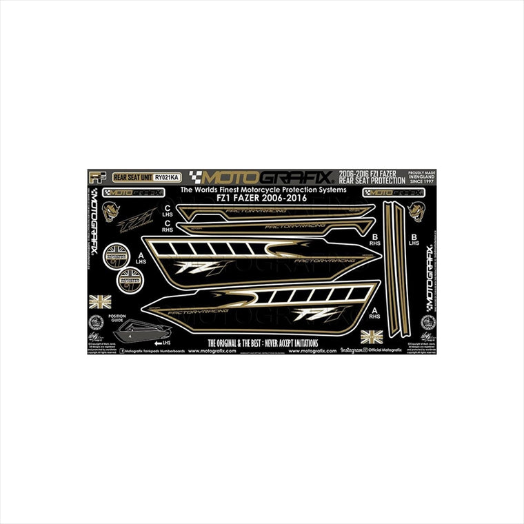 モトグラフィックス｜REAR BODY PAD｜MT-RY021KA