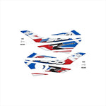 モトグラフィックス｜REAR BODY PAD｜MT-RB019WBR