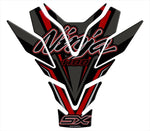 MOTO GRAFIX(モトグラフィックス)｜タンクパッドGrey with Black, Red ＆ Silver｜MT-TK037EKR