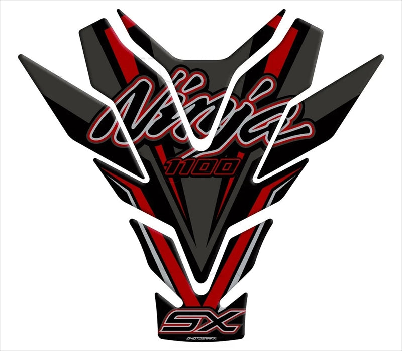 MOTO GRAFIX(モトグラフィックス) タンクパッドGrey with Black, Red