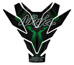 MOTO GRAFIX(モトグラフィックス)｜タンクパッドBlack with Grey, Green ＆ Silver｜MT-TK038KG