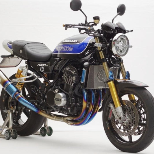 ケイファクトリー | K-FACTORY CLR-R+ チタンフルエキ ラウンドサイレンサー Z900RS 23 JMCA認証 | 195KPBSDAG0000