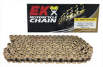 【エヌマチェーン】チェーン 428ZVX ゴールド        100L SKJ 428ZV-X(GP/GP)