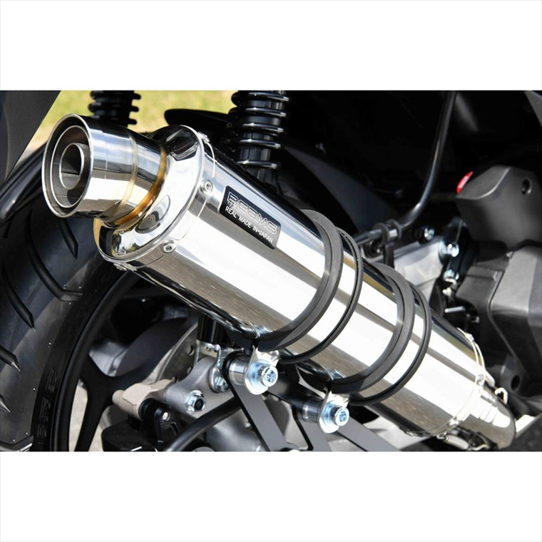 BEAMS MOTOR COMPANY(ビームスモーターカンパニー) | R-EVO ステンレスサイレンサー | G1014-53-008 | PCX125 23-25 8BJ-JK05