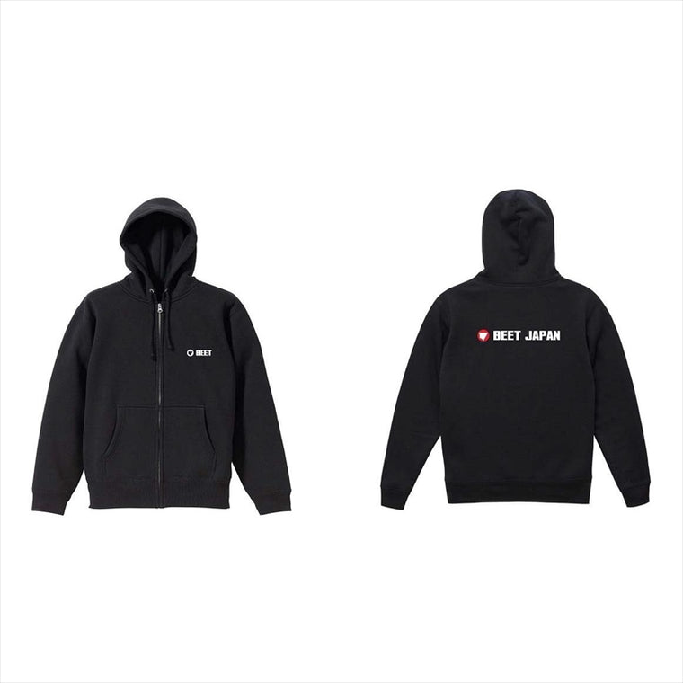 BEET(ビート) | BEET 裏フリースジップパーカー | 0700-BPL-04 | Black  L