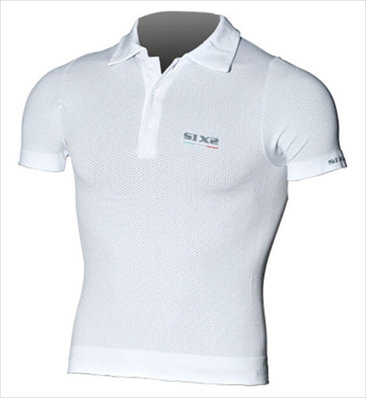 SIXS(シックス)｜半袖ポロシャツ SX-POL1｜SX-POL1-WH-XXL